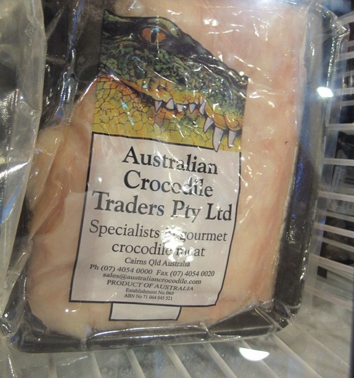 crocodile meat