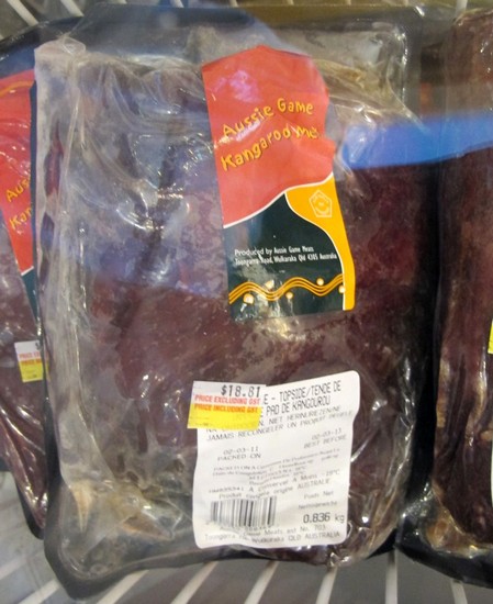 kangaroo meat